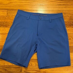Rhône Commuter Mens Blue Shorts - 32” Waist 9” Inseam - Like New
